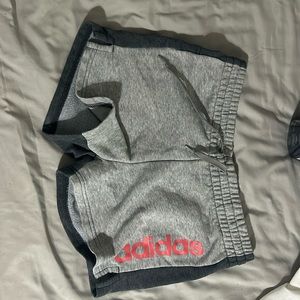 Adidas grey shorts slightly used